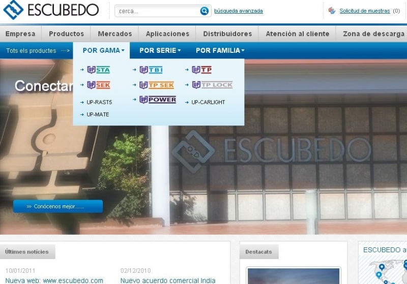 Nueva web: www.escubedo.com